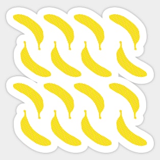 Pop art bananas Sticker